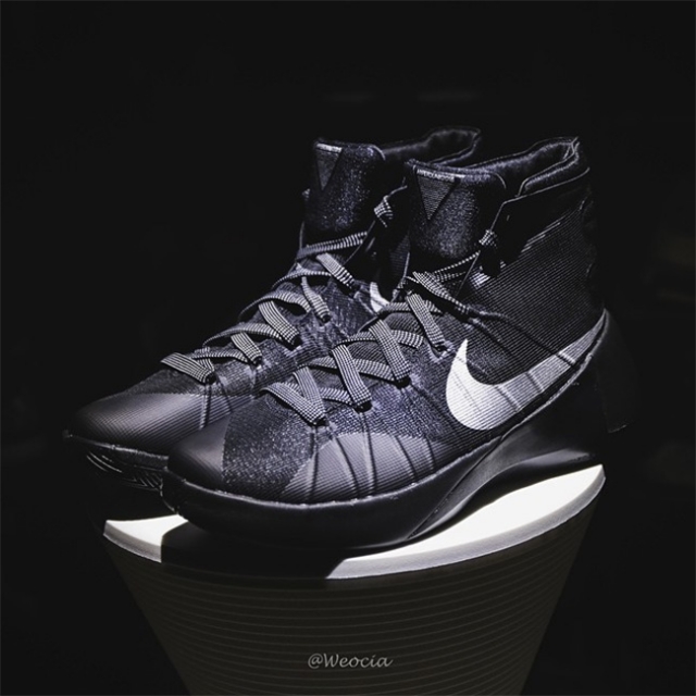 nike hyperdunk 2015 黑银配色实物近赏