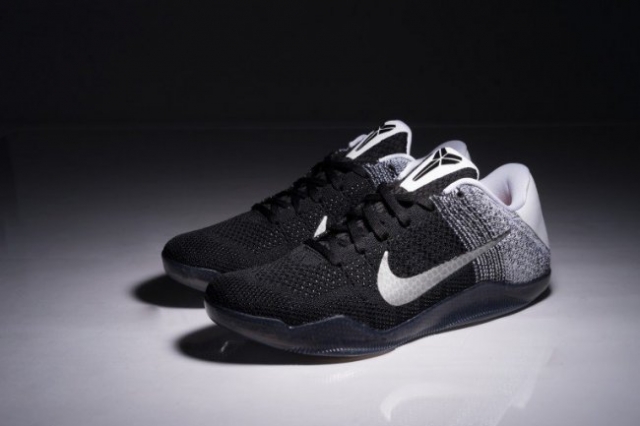 黑白配色 kobe 11 "black/white" 实物图赏