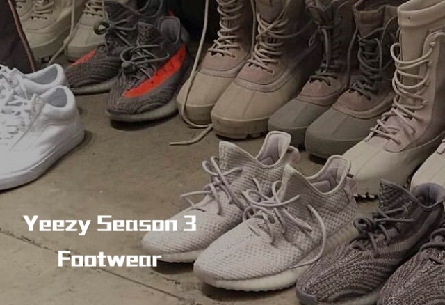 yeezy season 3 鞋履新品集中展示