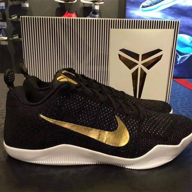 全新黑金科比战靴!kobe 11 elite low"gcr 亮相