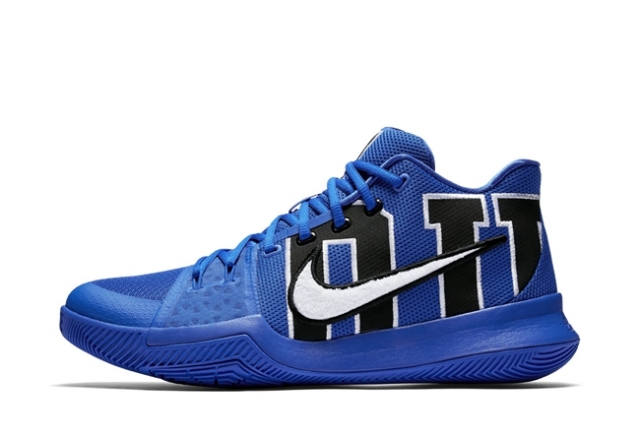 nike kyrie"duke 这款鞋是欧文为纪念他的母校特别推出的 pe