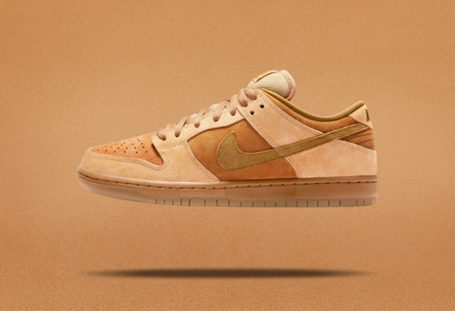 钟爱小麦色?明早 dunk sb low pro"wheat 也许是夏日首选