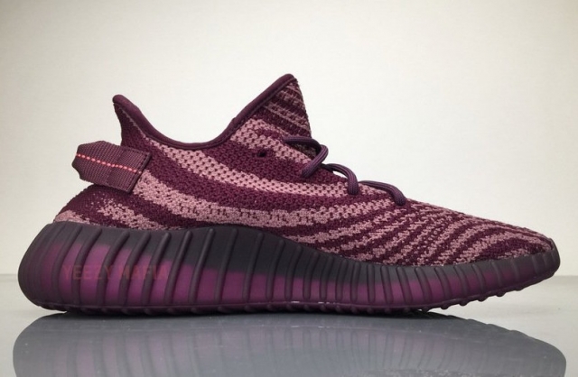 酒红诱惑!yeezy boost 350 v2 "red night" 年底发售