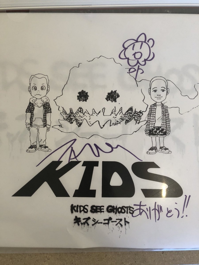 kanye west 曝光村上隆为新专辑 《kids see ghosts》 创作的艺术画