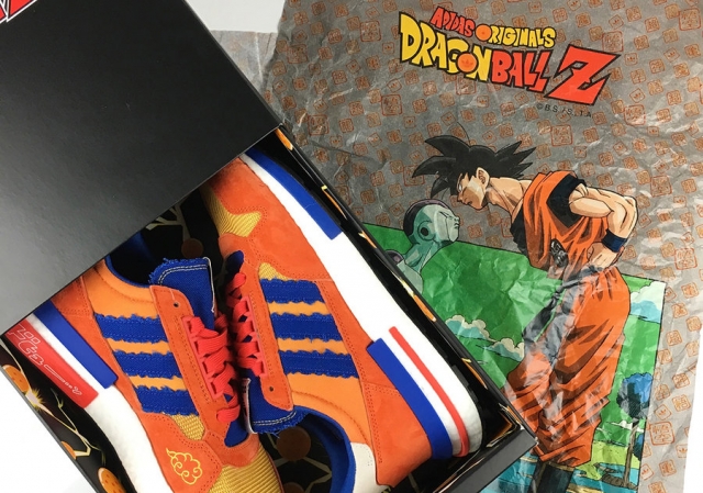 【视频】龙珠联名 adidas zx 500 rm 悟空配色实物开箱