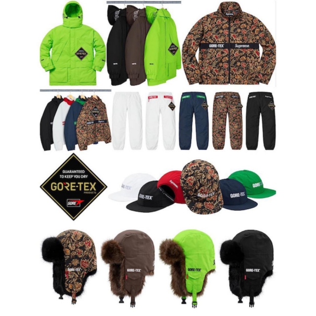 supreme x gore-tex 联名系列即将发售!