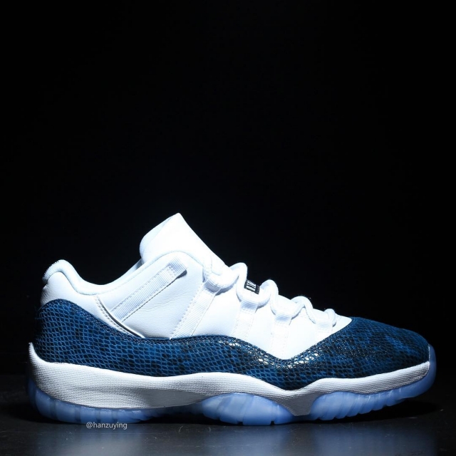 蓝蛇 aj 11 low 颜值真的不错!