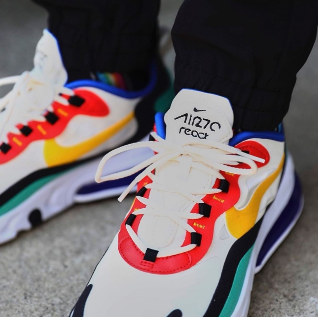 nikemax270react,耐克airmax270react 周董和冠希都爱全新nikeairmax270react下周发售