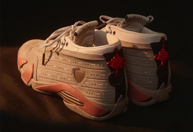 冠希又晒 clot x aj14 low!铜钱中国结太 6 了吧!