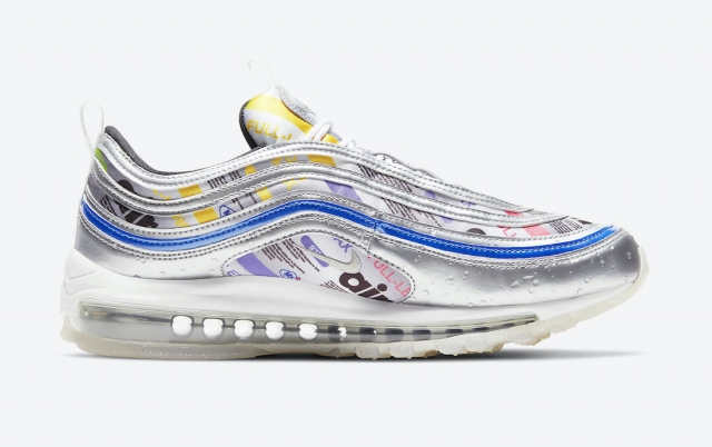 多彩贴纸逼真金属感nikeairmax97新配色近期发售