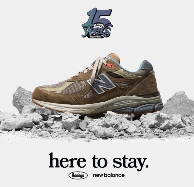 庆祝店铺成立 15 周年!new balance 990v3 全新联名即将发售!