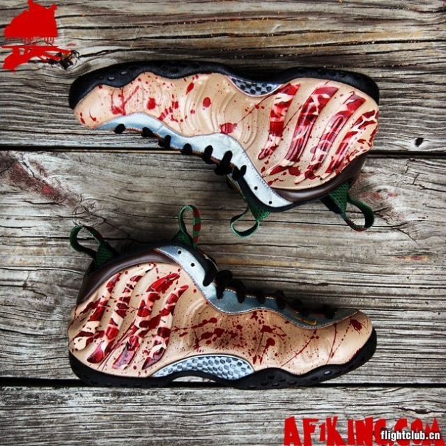 nike air foamposite one"猛鬼街" 定制鞋款