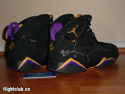 bryant24,bryant air jordan 7 - kobe bryant lakers pe