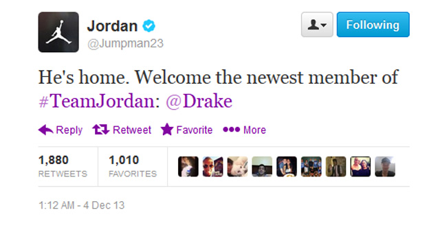 德雷克,签约,Jordan,Brand,在,Adidas,正  加拿大说唱歌手德雷克签约 Jordan Brand