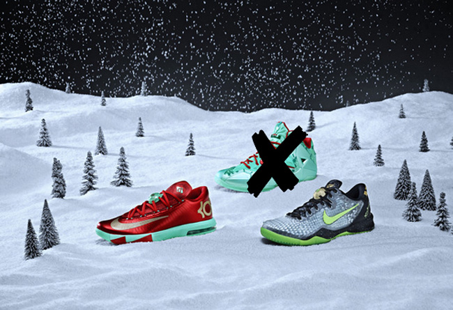 Kobe 8 SS,KD6圣诞 Nike圣诞球鞋 Kobe 8 System SS & KD6 ＂Christmas＂ 已经上架