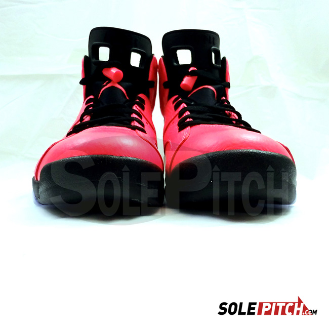 AJ6大红,Air Jordan 6大红,Air Jorda AJ6大红 Air Jordan 6 ＂Toro/Infrared 23＂ 高清细节图赏