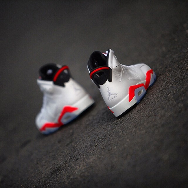 aj6 white infrared