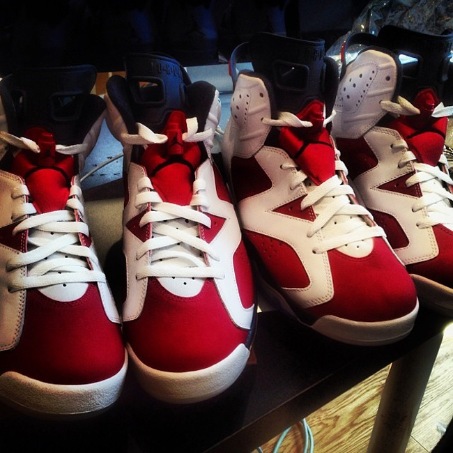 CDP vs 2014,喬登 6 "Carmine" 新老版本对比