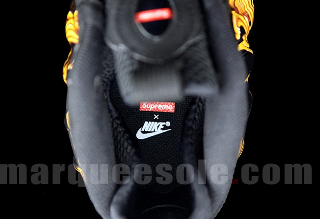 652792-001,Foamposite,Supreme 652792-001 Nike Air Foamposite One“Black Supreme”实物图赏