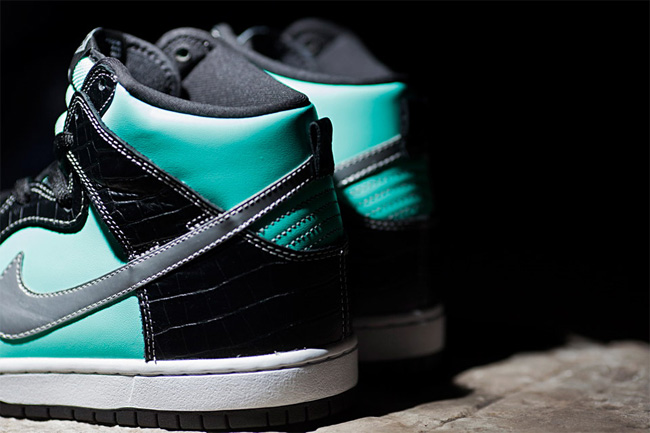 Nike,Diamond,Dunk,Tiffany,高清,图 Nike SB x Diamond Dunk Hi "Tiffany" 高清图赏