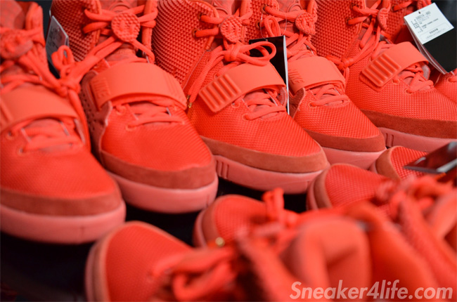 nike air yeezy 2 "red october" 高清实物图赏