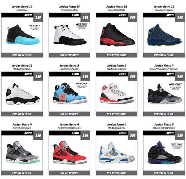 补货,Air Jordan,AJ AJ 2014发售信息 Eastbay 即将大规模补货 Air Jordan 正代热门鞋款