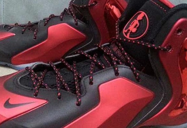 Nike Lil Penny Posite  Nike Lil Penny Posite “Metallic Red” 实物图赏