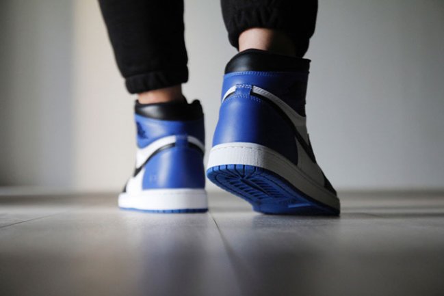 Fragment design x Air Jordan 1 上脚实拍 716371-040AJ1 球鞋资讯