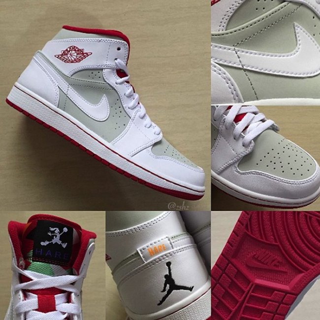 aj1,air jordan 1 aj1 air jordan 1 mid "hare" 兔八哥配色发售信息