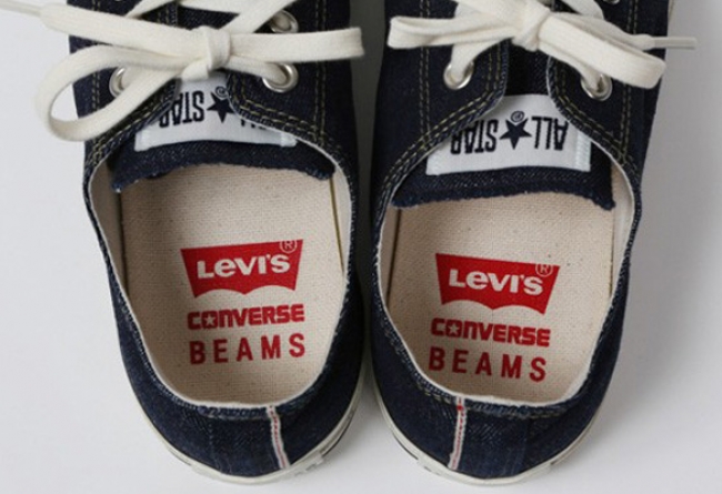 球鞋资讯,球鞋新闻,时尚杂  Converse x Levis x BEAMS 联名鞋款发布