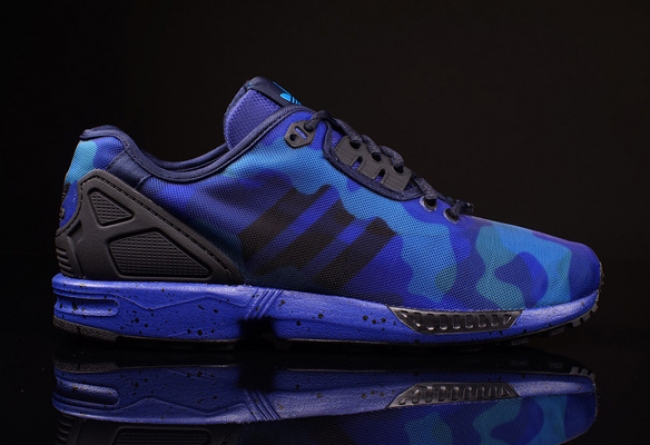球鞋资讯,球鞋新闻,时尚杂  adidas Originals ZX Flux “Blue Camo” 蓝色迷彩登场