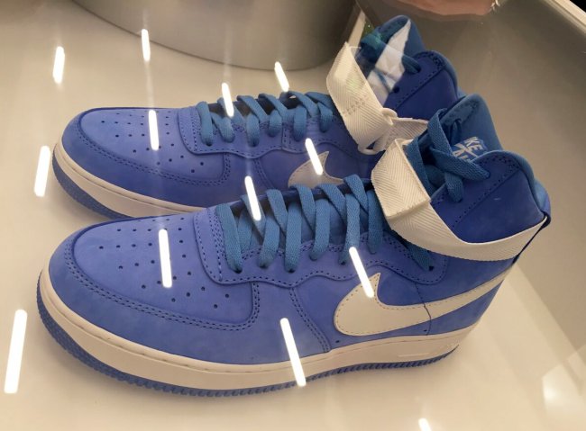 af1,air force 1 af1 nike air force 1 high og 蓝白配色曝光