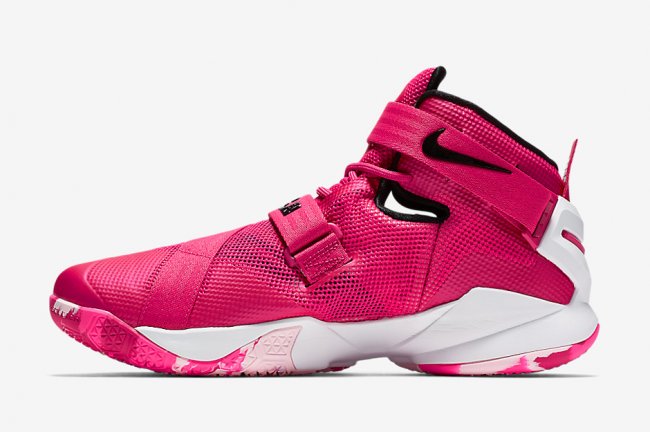 749420-601,Soldier 9,Nike 749420-601 Nike LeBron Soldier 9 “Think Pink” 官方图片公布