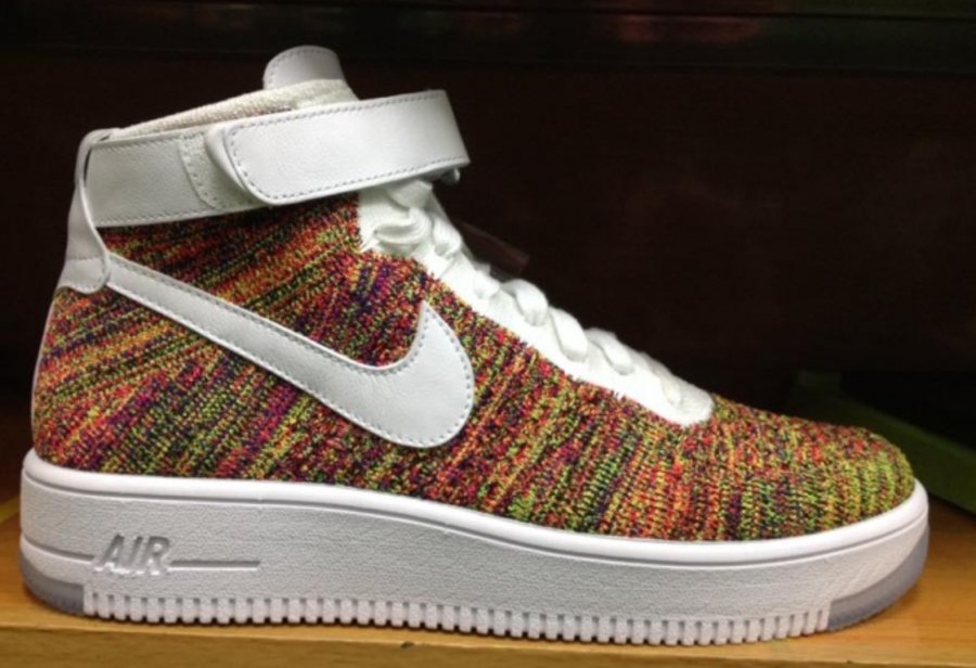 Nike Flyknit Air Force 1,AF1 AF1 Nike Flyknit Air Force 1 “Multicolor” 首次曝光