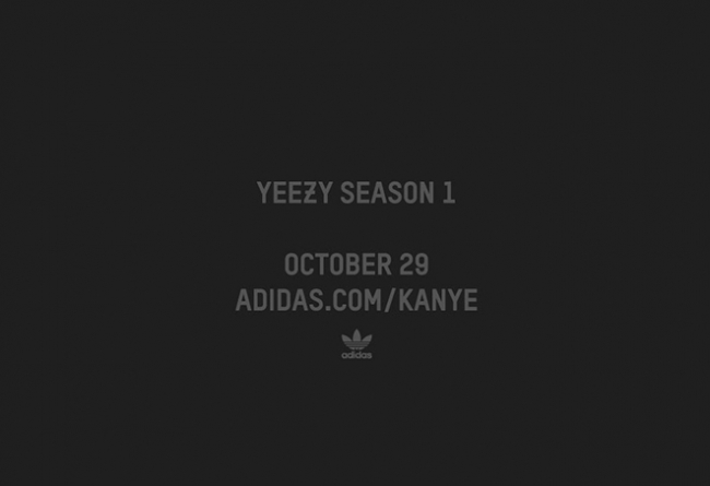 yeezy  Yeezy Season 1 将于 10 月 29 日发售