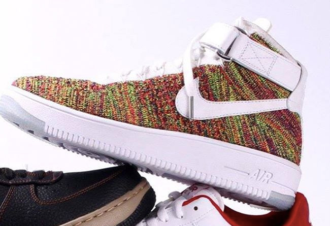 AF1,Air Force 1,Flyknit  Nike Air Force 1 Flyknit “Multi-Color” 实物近赏