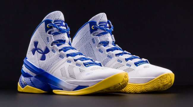 1259007-104,Curry 2,Under Armo 1259007-104 主场配色现身，Under Armour Curry 2 “Dub Nation Home”
