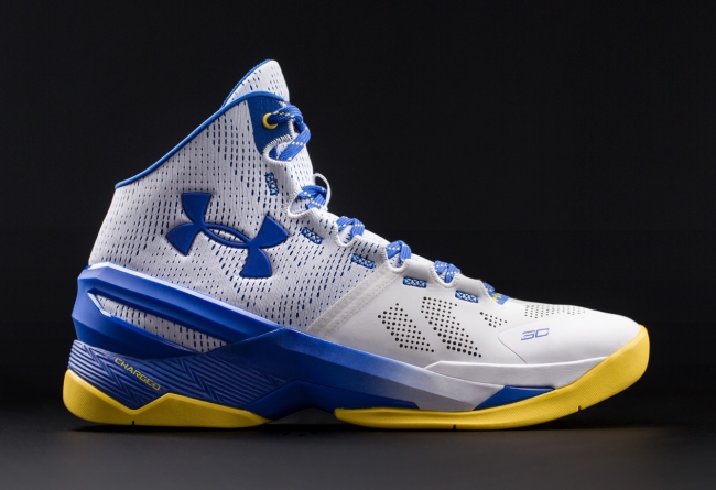 1259007-104,Curry 2,Under Armo 1259007-104 主场配色现身，Under Armour Curry 2 “Dub Nation Home”