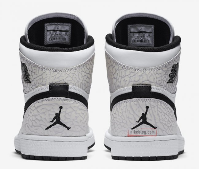 jordan 1 elephant print mid