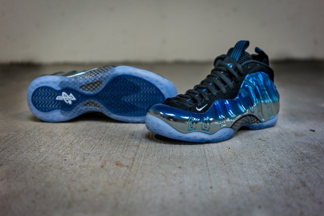 575420-008,Foamposite One,Foam 575420-008蓝镜喷 Nike Air Foamposite One PRM “Blue Mirror” 近拍新图