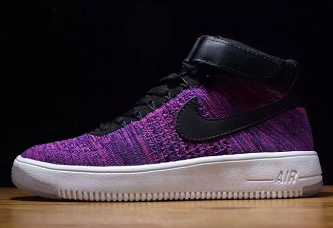 Air Force 1,Flyknit  Nike Air Force 1 Flyknit “Purple” 全新亮相
