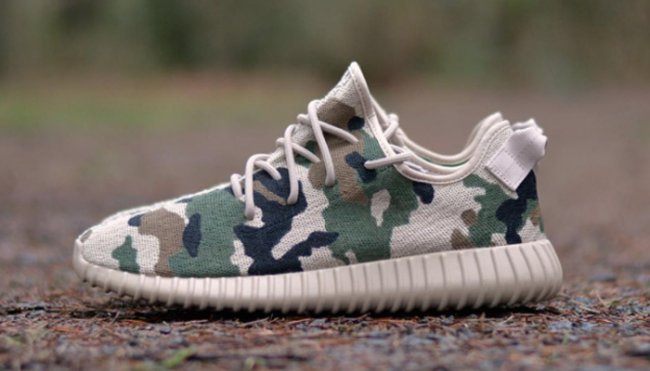 adidas yeezy boost 350"camo 迷彩定制版