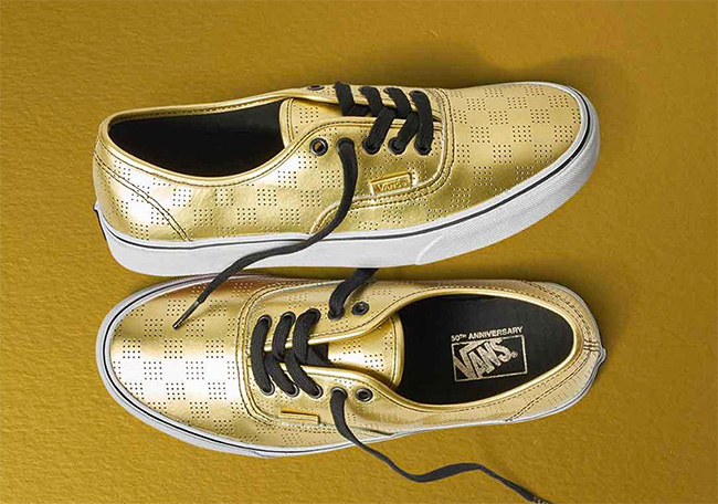 VANS  VANS 50 周年金色系列鞋款正式亮相
