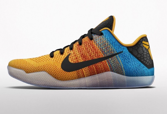 Kobe 11,科比11代,NIKEiD  NIKEiD Kobe 11 Elite Low 开启多彩日落主题