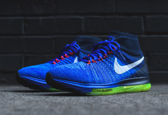 844134-401,Zoom All Out Flykni 844134-401 雪碧配色 Nike Air Zoom All Out Flyknit 实物近赏