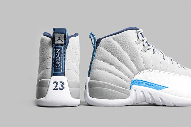 air jordan 12 "wolf grey" 带来 unc 北卡大学氛围