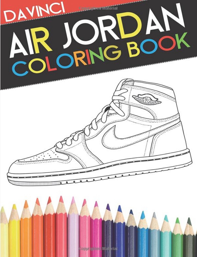 Air Jordan,Nike,adidas,yeezy  玩转色彩，《Sneakerhead Coloring Book》 现已上市