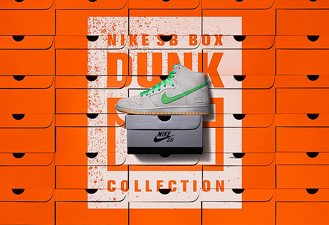 313171-039,Dunk SB High,Dunk S 313171-039 鞋盒灵感呈现！Nike Dunk SB High PRM “Grey Box” 现已发售