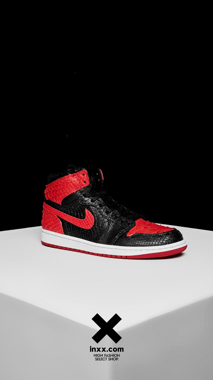 蟒蛇皮客制版!inxx x theremade aj1"banned 限量发售信息 球鞋资讯