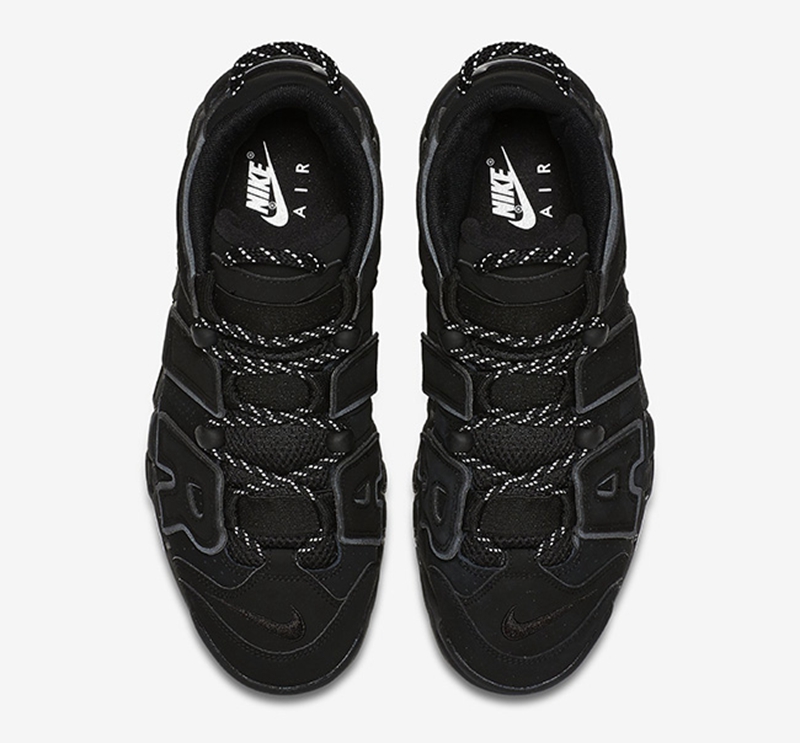 Nike,Nike Air Uptempo 3M 反光!Air More Uptempo “Triple Black” 正式发布 Nike,Nike Air Uptempo 3M 反光!Air More Uptempo “Triple Black” 正式发布